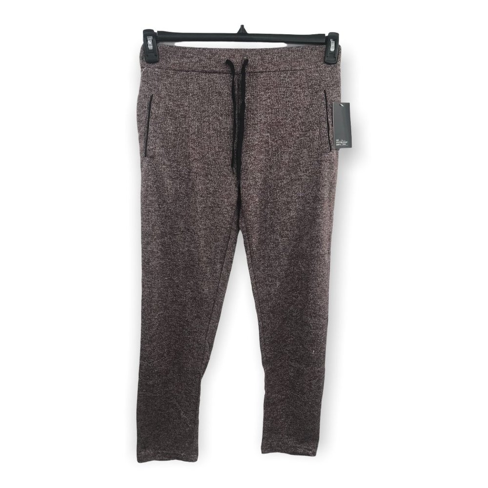 ^ Coco Limon Womens Large Maroon Pockets Comfort Cotton Sweatpants NWT